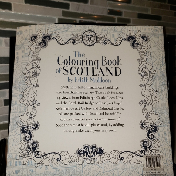 SOLD BEAUTIFUL Colouring Book of Scotland - Picture 2 of 11